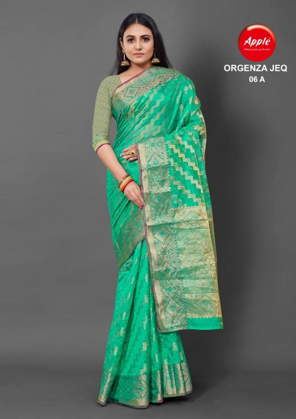 Apple Organza Jeq 6 Fancy Saree Collection